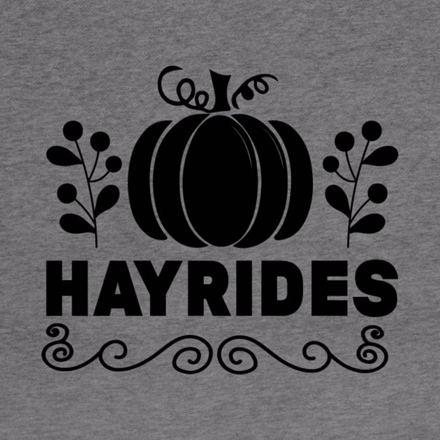 Hayrides Simple Lettering by FashionDesignz